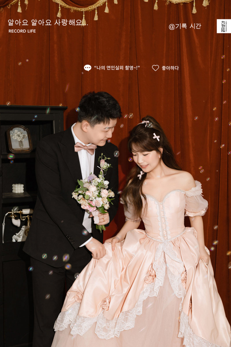 炒鸡甜~高先生张女士怀旧复古婚纱照、怀旧复古、艾辰、偷偷练过读心术，精准预判每一个想法，细腻到心里、婚纱照