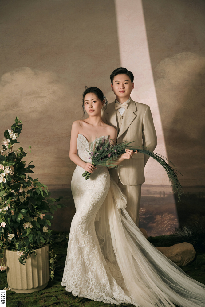 美到心里~刘先生郭女士怀旧复古婚纱照、怀旧复古、刘康、六边形战士，不止是沟通，拍摄想法，创造思维样样拿捏。、婚纱照