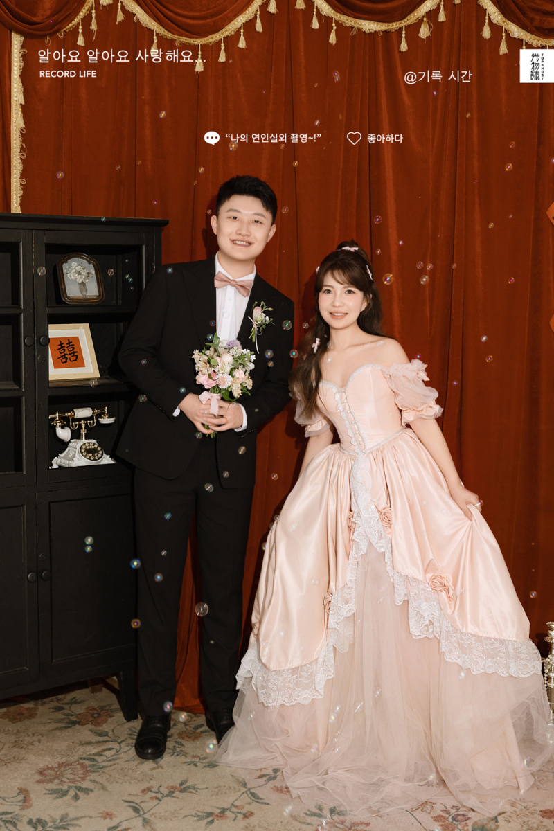 炒鸡甜~高先生张女士怀旧复古婚纱照、怀旧复古、艾辰、偷偷练过读心术，精准预判每一个想法，细腻到心里、婚纱照