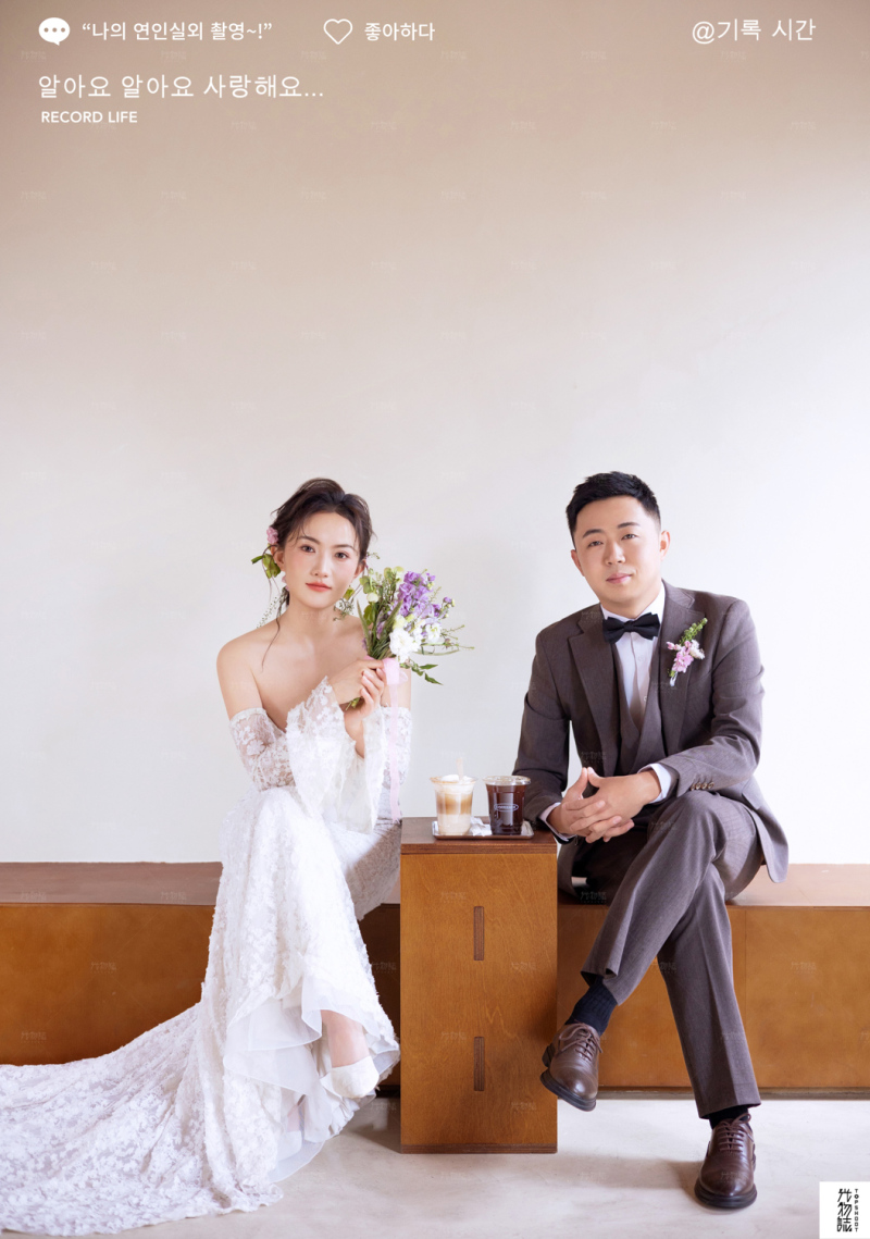 幸福感爆棚孙先生韩女士物誌生活婚纱照、物誌生活、艾辰、偷偷练过读心术，精准预判每一个想法，细腻到心里、婚纱照