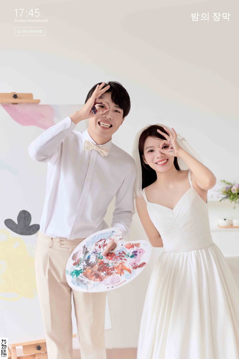 幸福感爆棚张先生龙女士极简棚拍婚纱照、极简棚拍、正林、眼睛就是测光仪，任何场地都能发挥成MVP、婚纱照