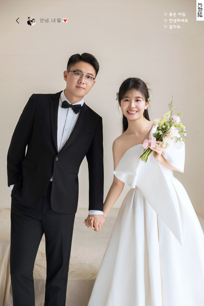 极致情绪！何先生杨女士极简棚拍婚纱照、极简棚拍、木子、唠嗑型选手，构图多变、情绪拿捏，特写YYDS、婚纱照