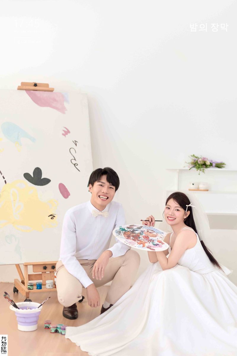 幸福感爆棚张先生龙女士极简棚拍婚纱照、极简棚拍、正林、眼睛就是测光仪，任何场地都能发挥成MVP、婚纱照