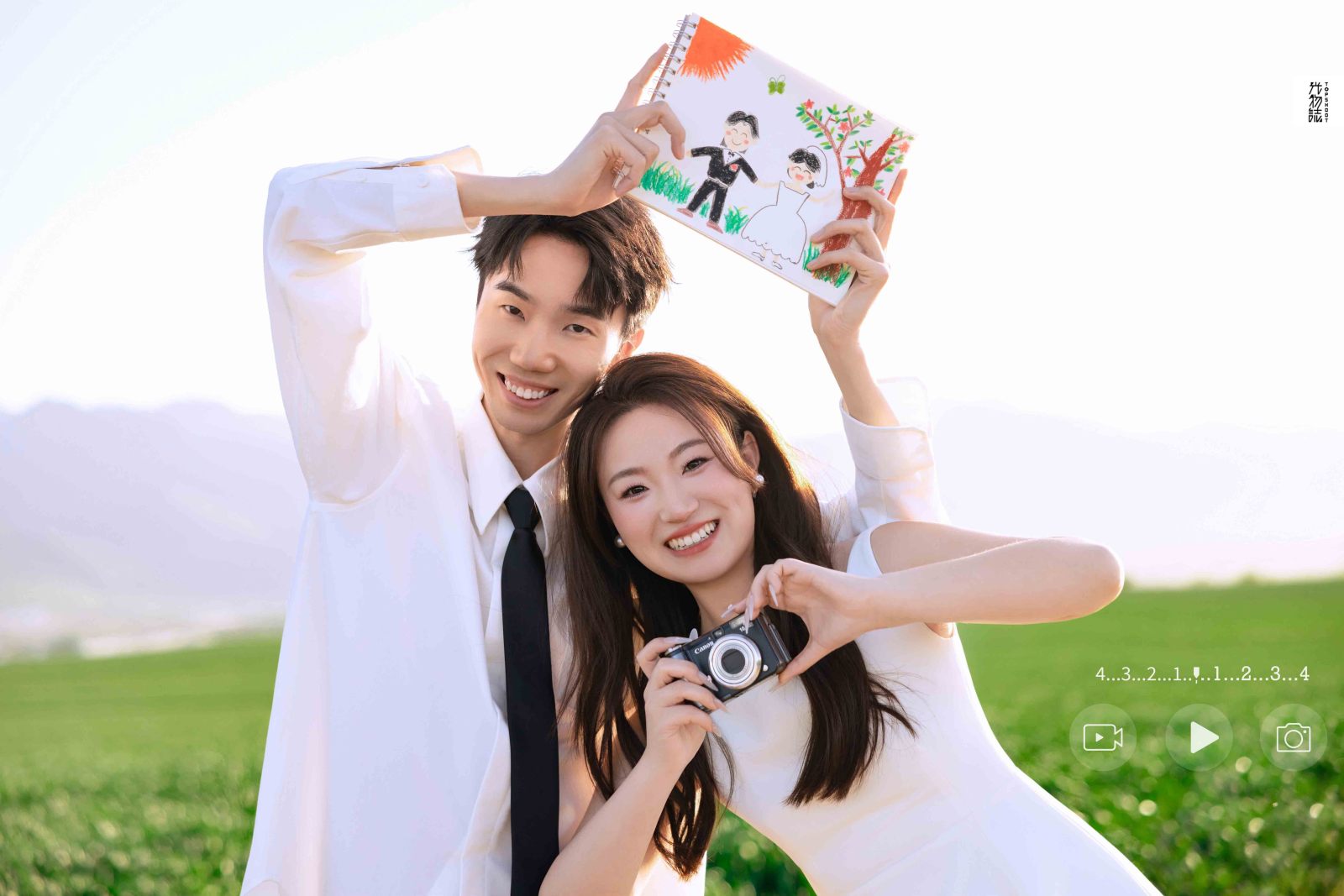 宝藏情侣~宋和春先生史向瑾蓉女士氛围森系婚纱照、氛围森系、白玛、怀疑是不是修导演系，拍照像电影一样的构图和质感、婚纱照