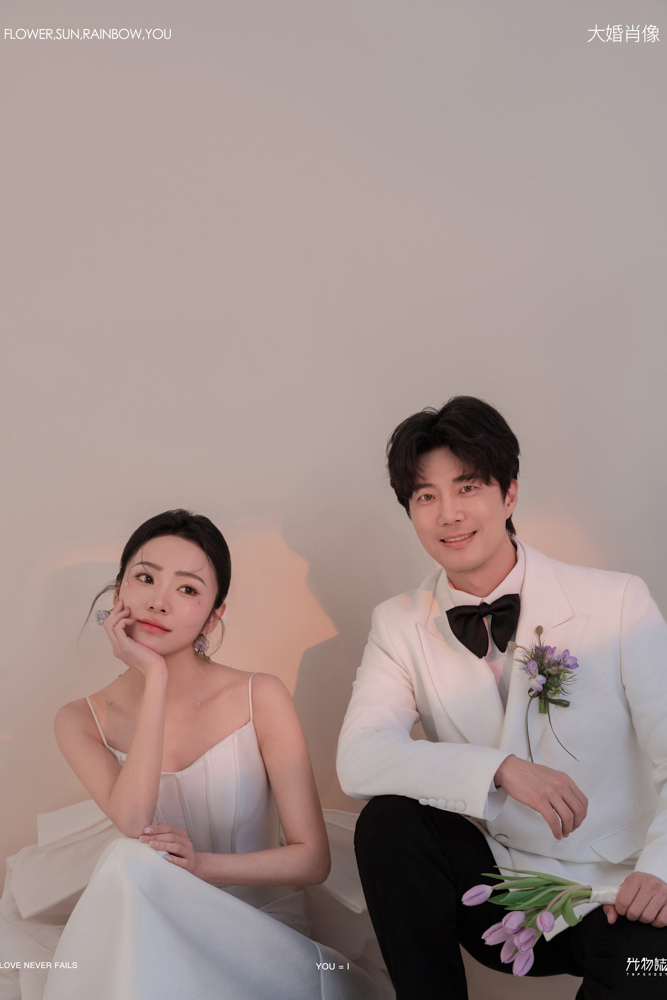 太太太太可了~~！王女士极简棚拍婚纱照、极简棚拍、刘康、六边形战士，不止是沟通，拍摄想法，创造思维样样拿捏。、婚纱照