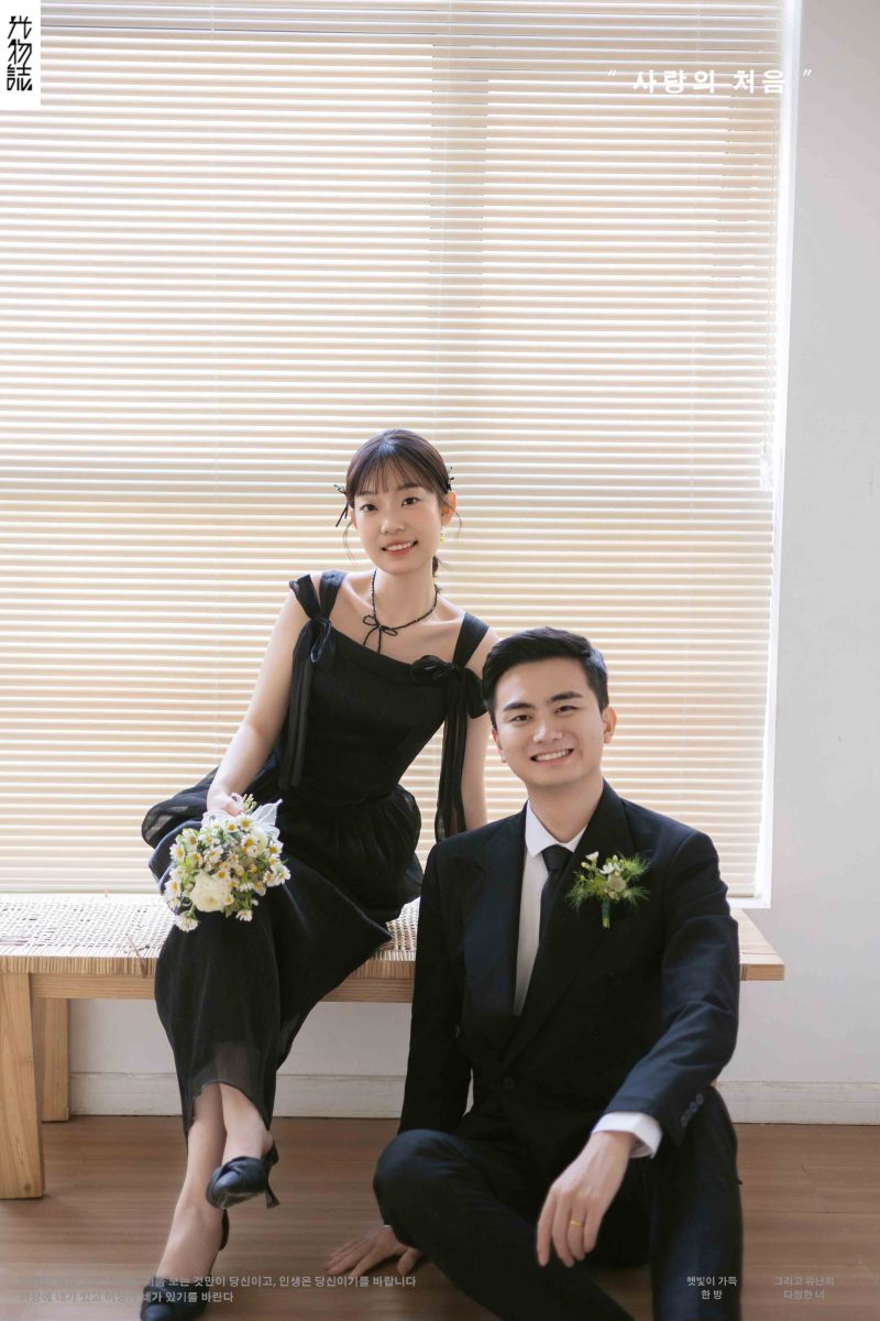 幸福感爆棚张尚晋先生王怡女士极简棚拍婚纱照、极简棚拍、正林、眼睛就是测光仪，任何场地都能发挥成MVP、婚纱照