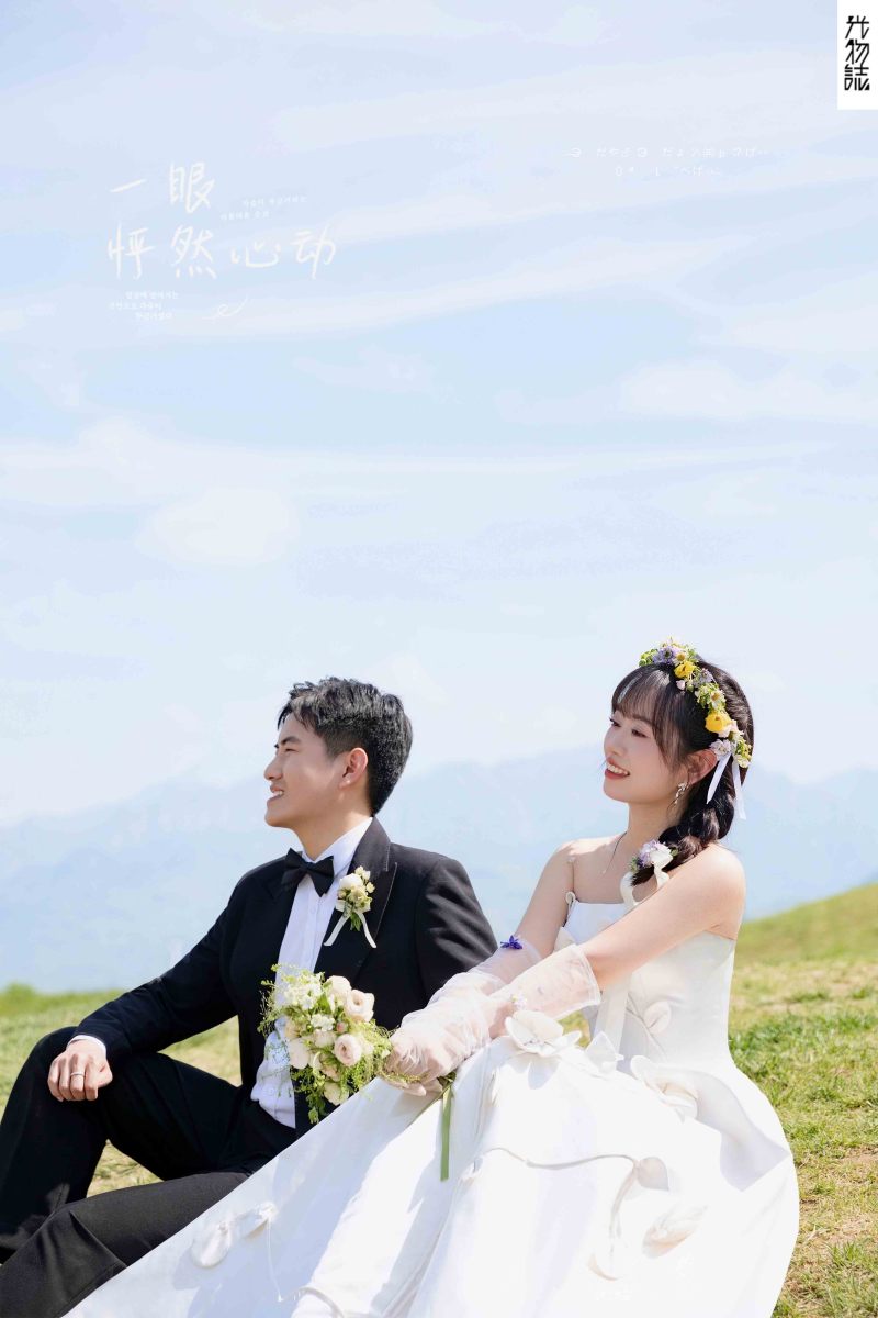 极致情绪！马希彤先生赵依琳女士氛围森系婚纱照、氛围森系、正林、眼睛就是测光仪，任何场地都能发挥成MVP、婚纱照
