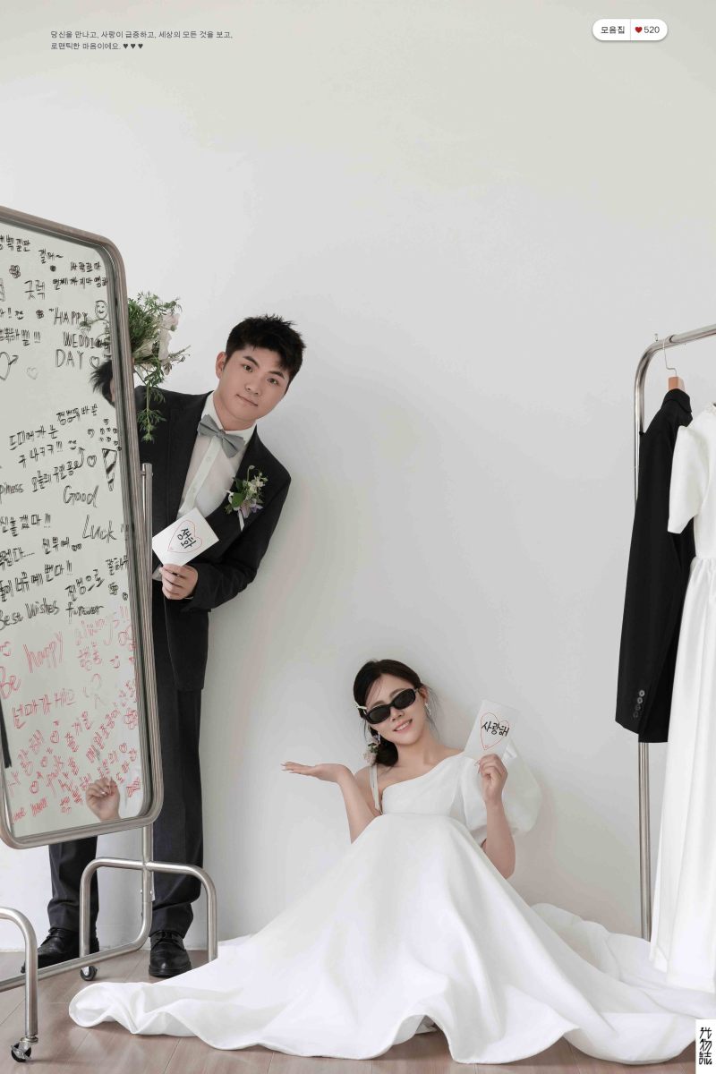 太太太太可了~~！任伟先生赵鑫女士极简棚拍婚纱照、极简棚拍、韩松、行走的放大镜，现场细节，姿态指导的掌控者、婚纱照