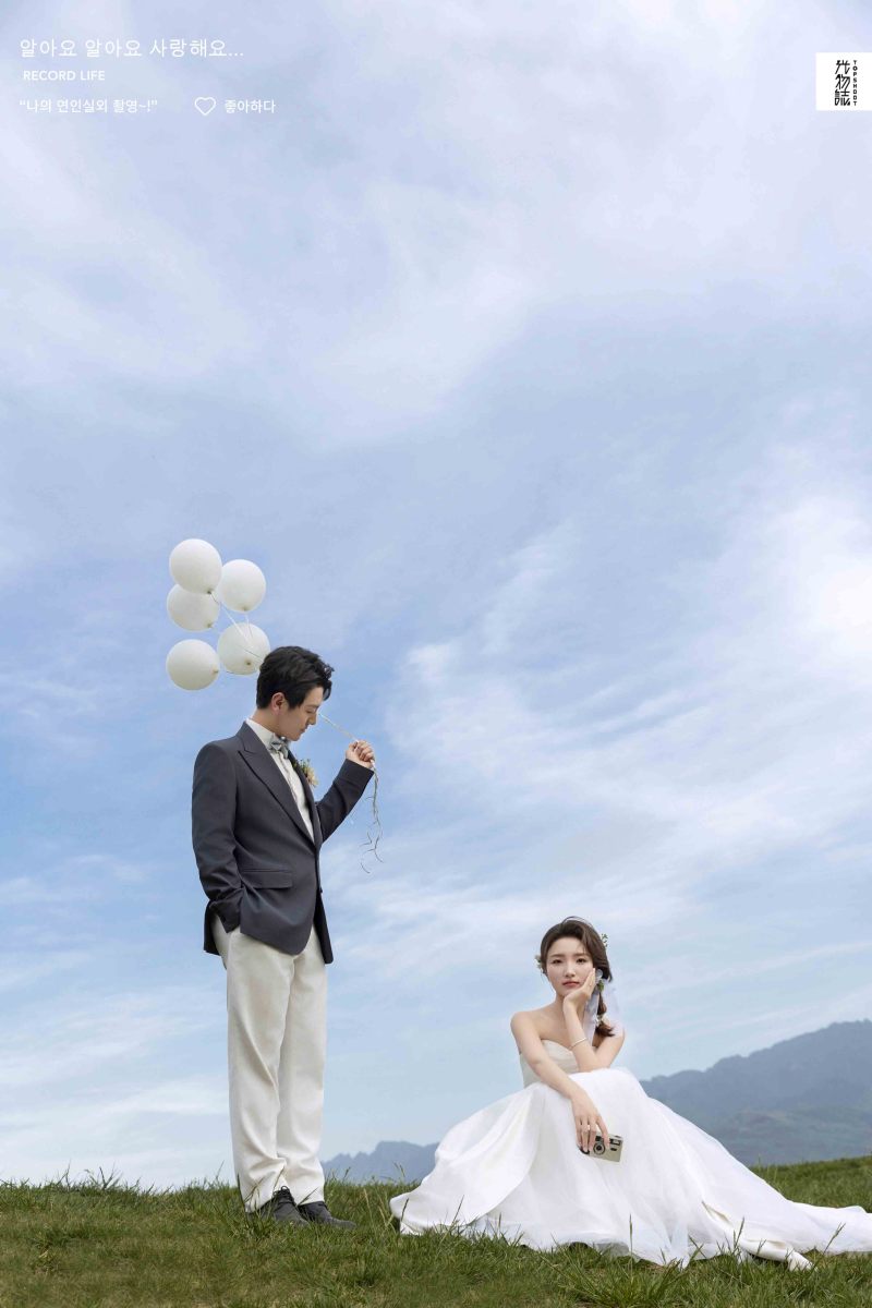 爱了~爱了~谷先生关女士氛围森系婚纱照、氛围森系、于志尧、光影掌控者、情绪的记录者。唠一唠，欢乐的一天 美美的照片。、婚纱照
