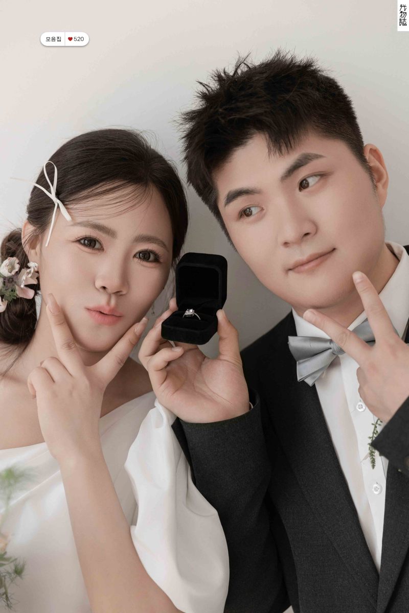 太太太太可了~~！任伟先生赵鑫女士极简棚拍婚纱照、极简棚拍、韩松、行走的放大镜，现场细节，姿态指导的掌控者、婚纱照