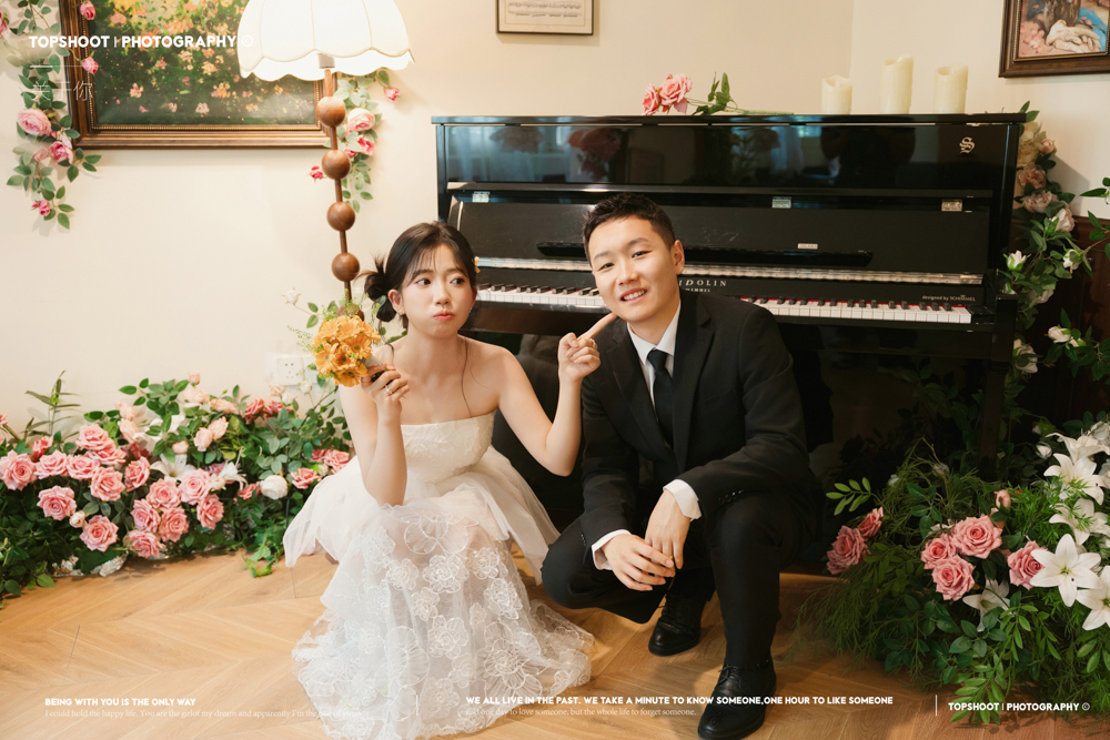 炒鸡甜~张林晟先生刘艺飞女士中式传承婚纱照、怀旧复古、木子、唠嗑型选手，构图多变、情绪拿捏，特写YYDS、婚纱照
