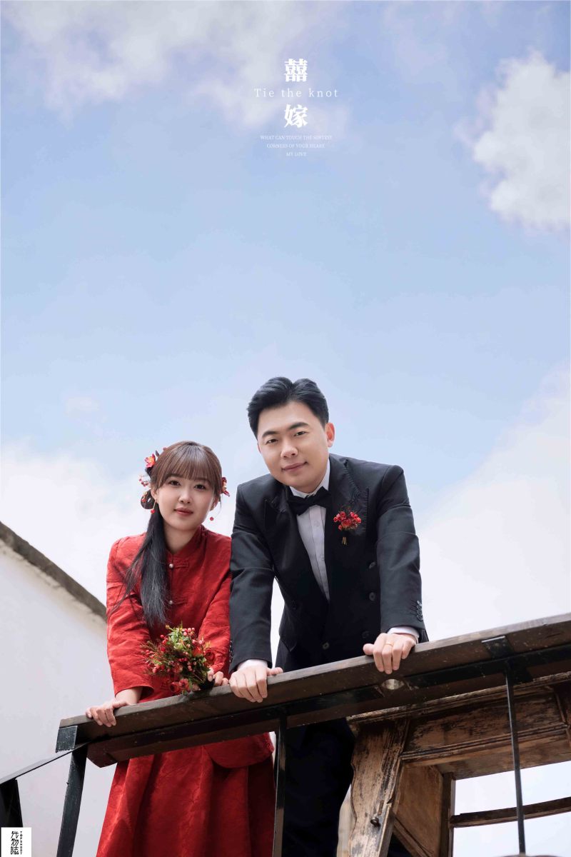 幸福感爆棚孙东先生王婕女士中式传承婚纱照、中式传承、韩松、行走的放大镜，现场细节，姿态指导的掌控者、婚纱照