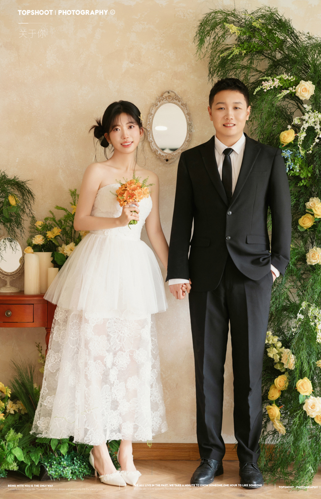 炒鸡甜~张林晟先生刘艺飞女士中式传承婚纱照、怀旧复古、木子、唠嗑型选手，构图多变、情绪拿捏，特写YYDS、婚纱照