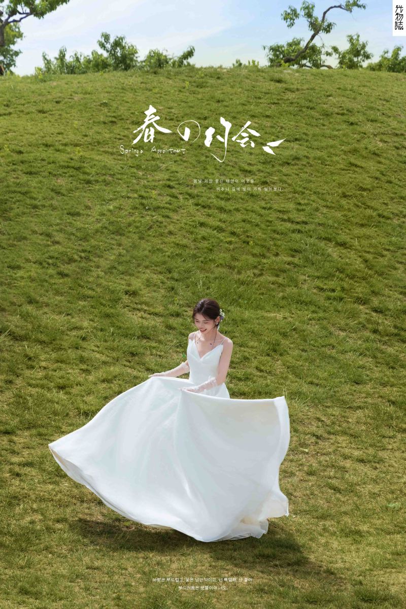 幸福感爆棚朱女士氛围森系婚纱照、氛围森系、毛磊、谁说拍照不能freestyle，创作灵感像吃了炫迈停不下来、婚纱照