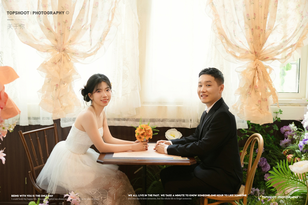 炒鸡甜~张林晟先生刘艺飞女士中式传承婚纱照、怀旧复古、木子、唠嗑型选手，构图多变、情绪拿捏，特写YYDS、婚纱照