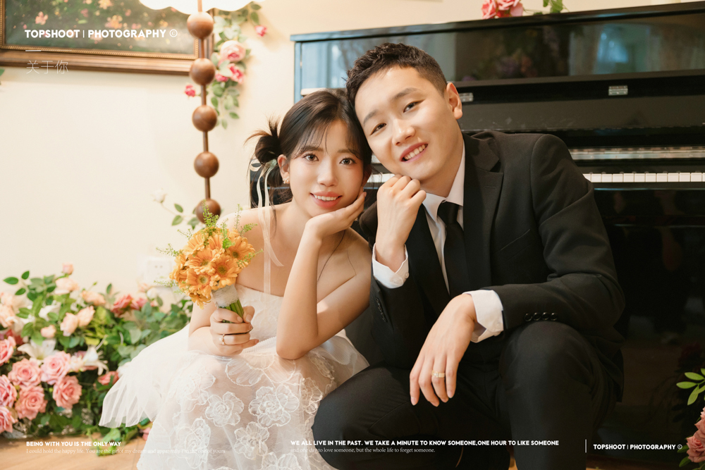 炒鸡甜~张林晟先生刘艺飞女士中式传承婚纱照、怀旧复古、木子、唠嗑型选手，构图多变、情绪拿捏，特写YYDS、婚纱照