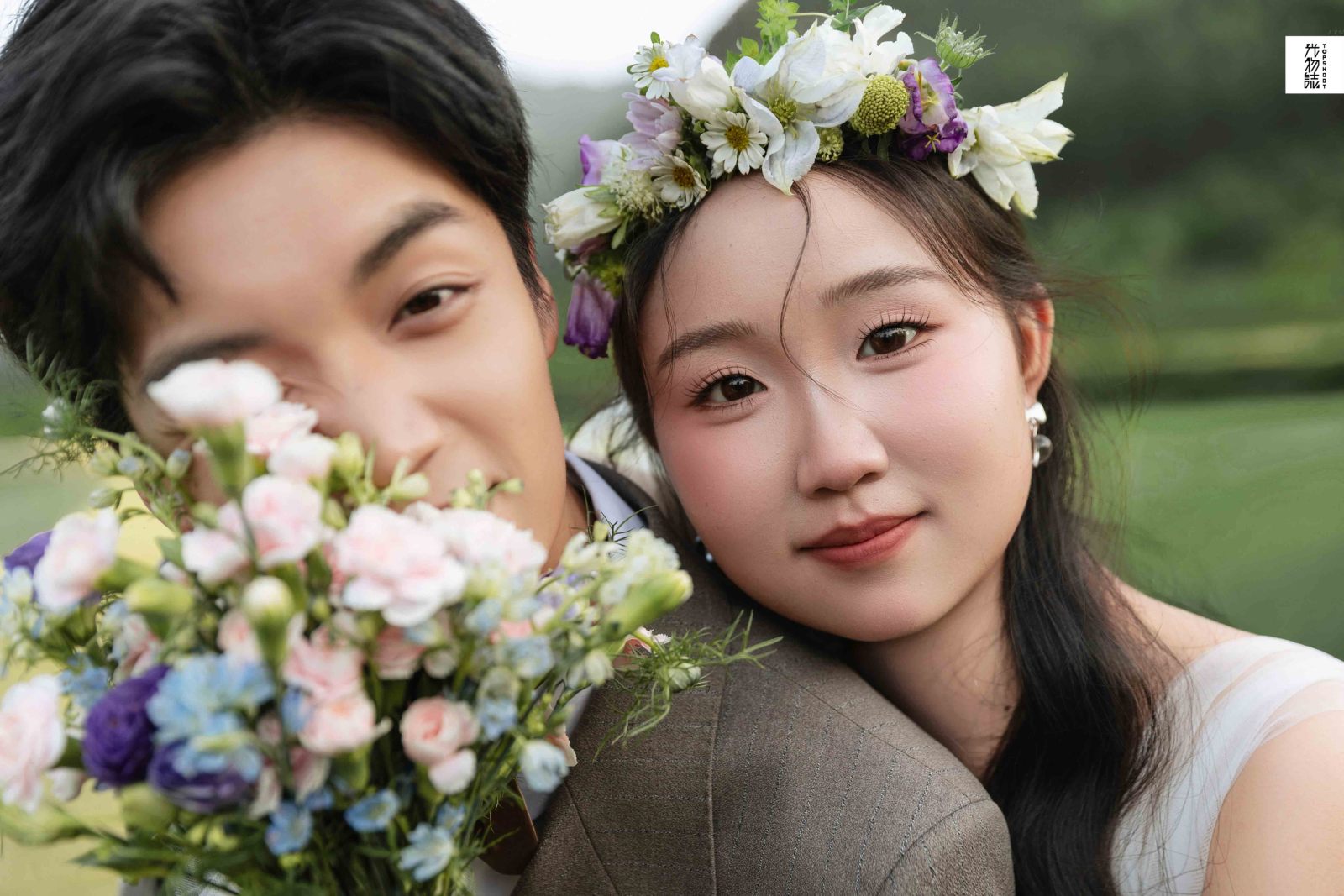 你的女孩(*^＠^*)张先生李女士氛围森系婚纱照、氛围森系、正林、眼睛就是测光仪，任何场地都能发挥成MVP、婚纱照