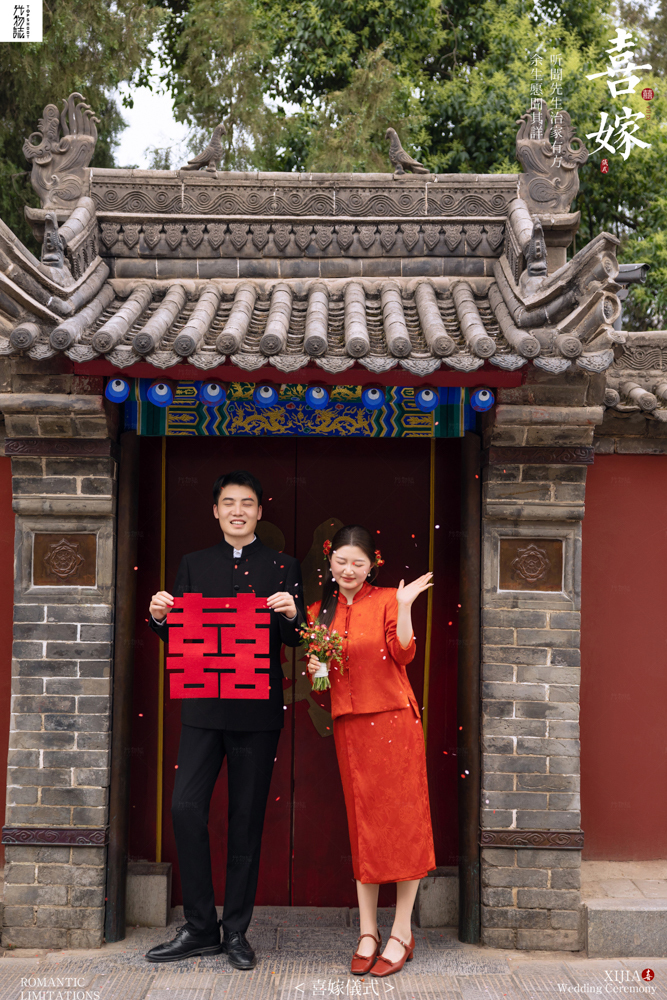 幸福感爆棚贾超先生席思懿女士中式传承婚纱照、中式传承、木子、唠嗑型选手，构图多变、情绪拿捏，特写YYDS、婚纱照