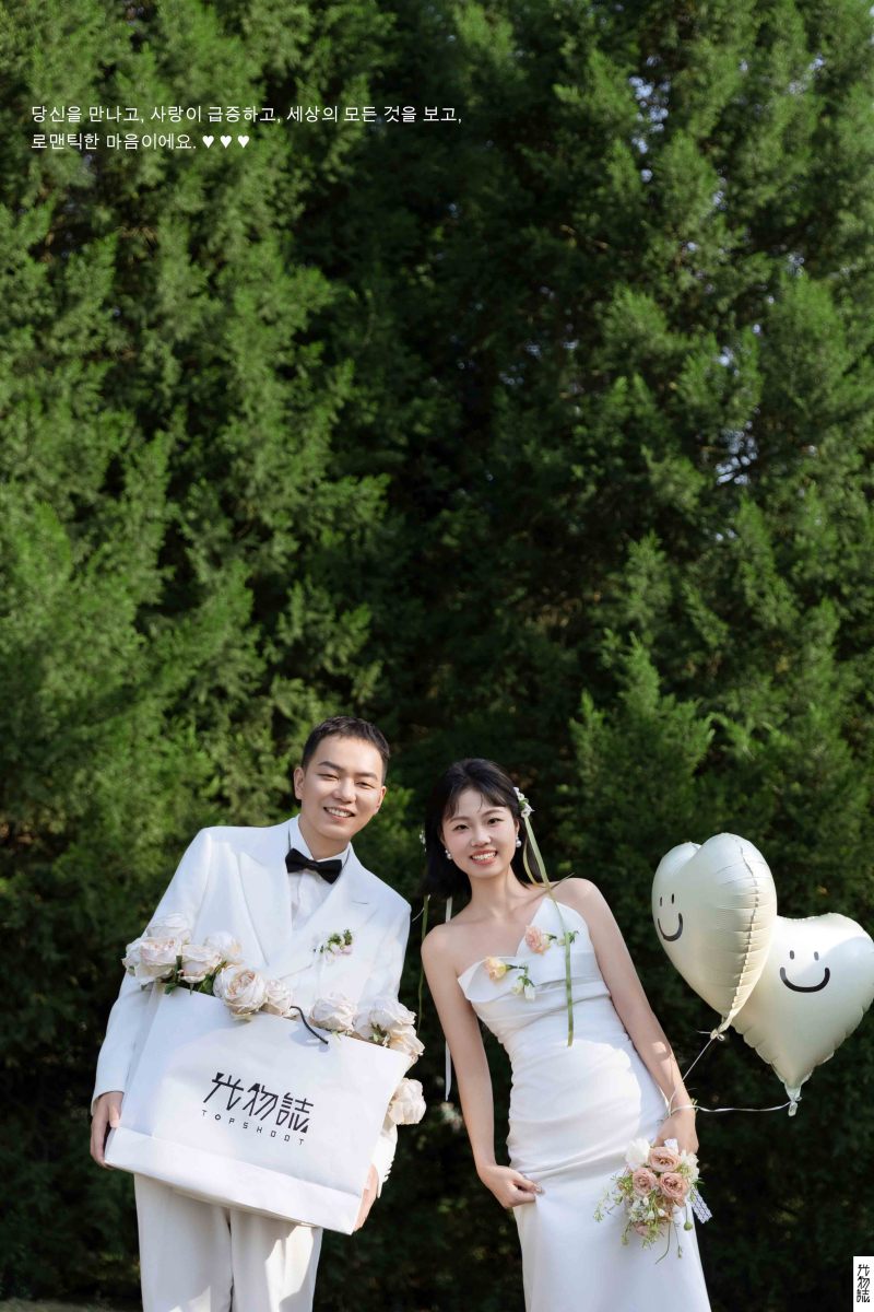 满满狗粮~严娟女士氛围森系婚纱照、氛围森系、韩松、行走的放大镜，现场细节，姿态指导的掌控者、婚纱照