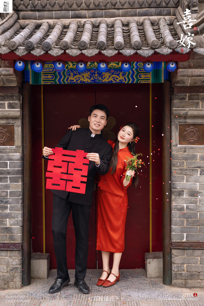 幸福感爆棚贾超先生席思懿女士中式传承婚纱照、中式传承、木子、唠嗑型选手，构图多变、情绪拿捏，特写YYDS、婚纱照