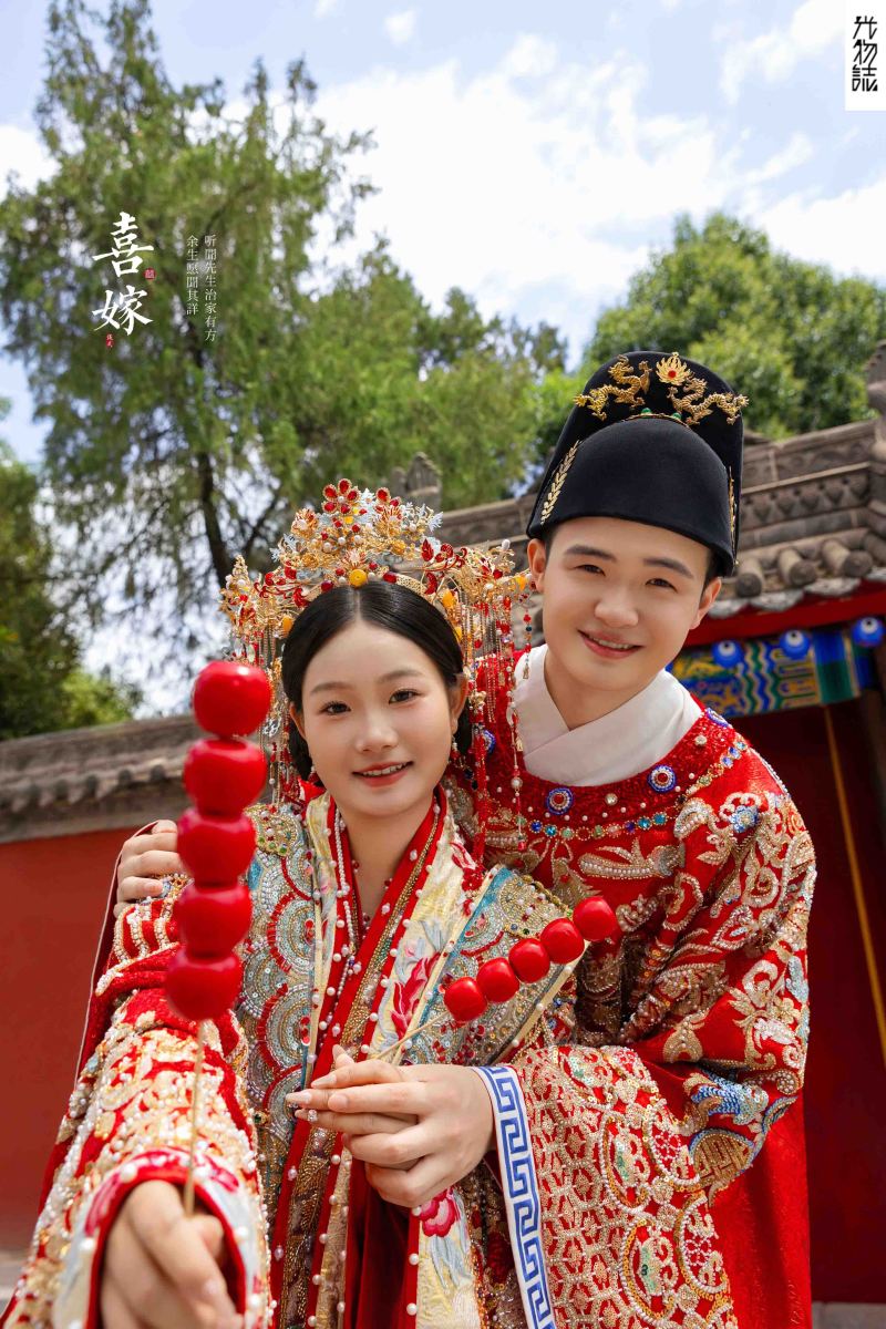 太太太太可了~~！蒋先生唐女士中式传承婚纱照、中式传承、于志尧、光影掌控者、情绪的记录者。唠一唠，欢乐的一天 美美的照片。、婚纱照