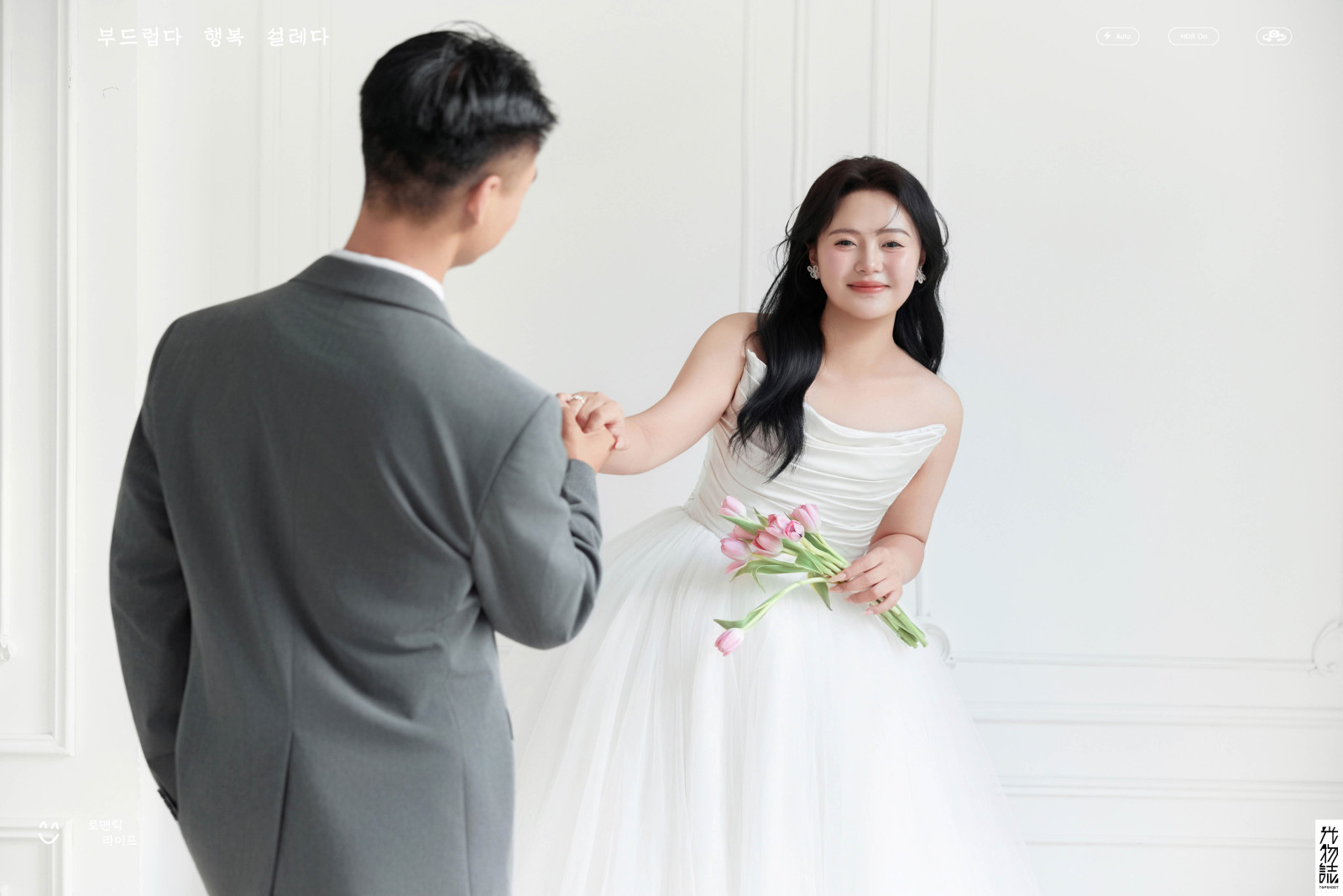 李先生绍女士极简棚拍婚纱照、极简棚拍、毛磊、谁说拍照不能freestyle，创作灵感像吃了炫迈停不下来、婚纱照