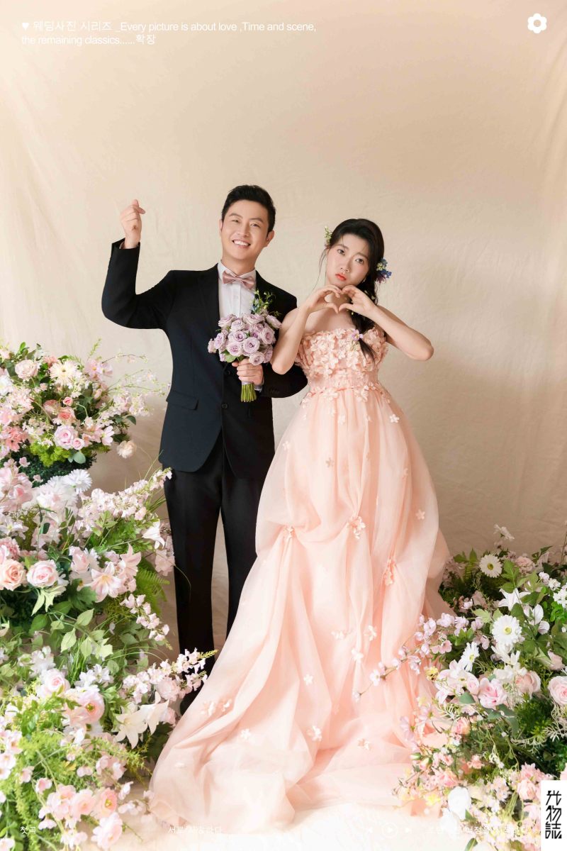 幸福感爆棚郭先生熊女士极简棚拍婚纱照、极简棚拍、正林、眼睛就是测光仪，任何场地都能发挥成MVP、婚纱照