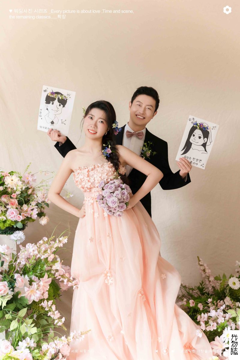 幸福感爆棚郭先生熊女士极简棚拍婚纱照、极简棚拍、正林、眼睛就是测光仪，任何场地都能发挥成MVP、婚纱照