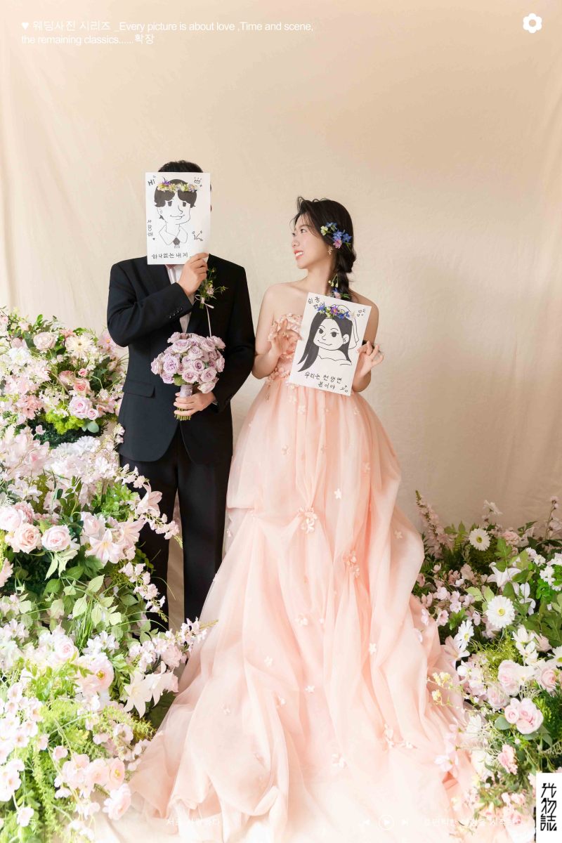 幸福感爆棚郭先生熊女士极简棚拍婚纱照、极简棚拍、正林、眼睛就是测光仪，任何场地都能发挥成MVP、婚纱照