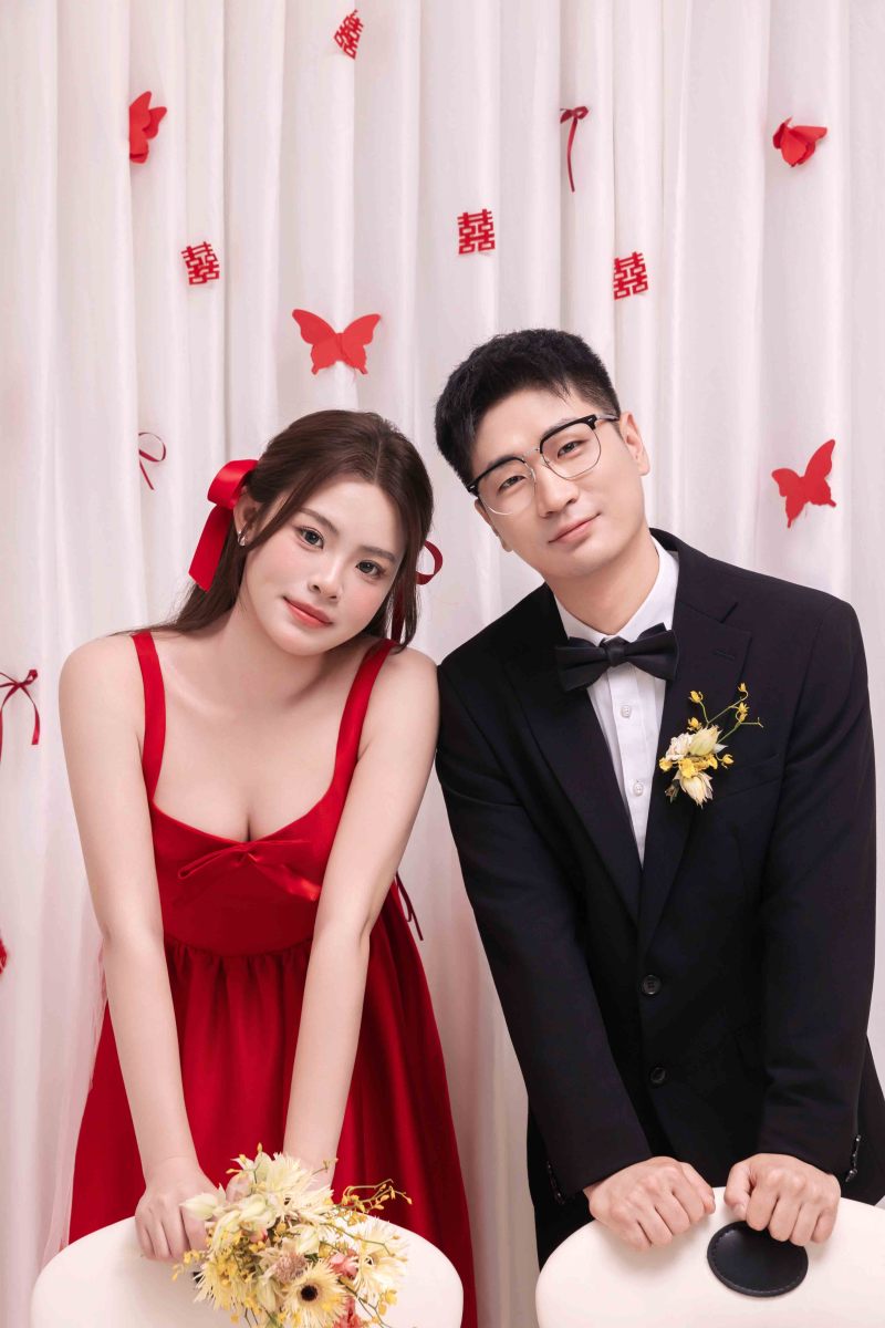 幸福感爆棚孙先生魏女士中式传承婚纱照、中式传承、正林、眼睛就是测光仪，任何场地都能发挥成MVP、婚纱照