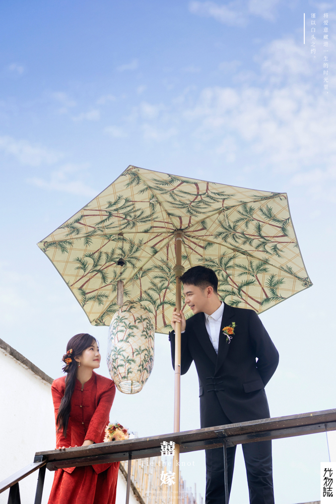 今日婚纱OOTD.陈坚先生赵海燕女士中式传承婚纱照、中式传承、木子、唠嗑型选手，构图多变、情绪拿捏，特写YYDS、婚纱照