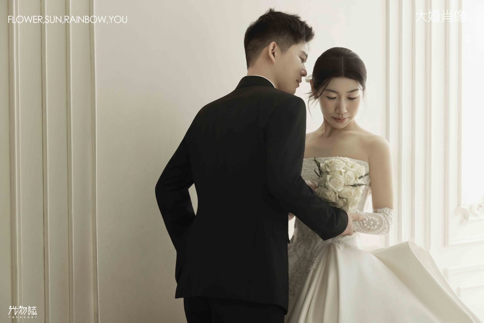 太太太太可了~~！第五博强先生候蕾女士极简棚拍婚纱照、极简棚拍、韩松、行走的放大镜，现场细节，姿态指导的掌控者、婚纱照