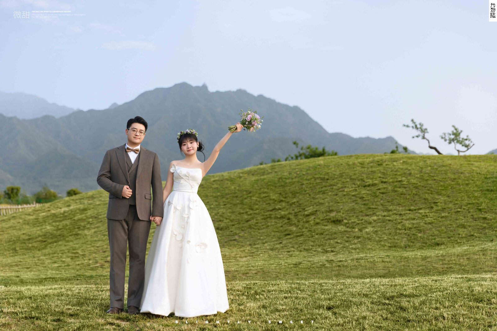 新鲜出炉:)郭武先生陈映霏女士氛围森系婚纱照、氛围森系、韩松、行走的放大镜，现场细节，姿态指导的掌控者、婚纱照