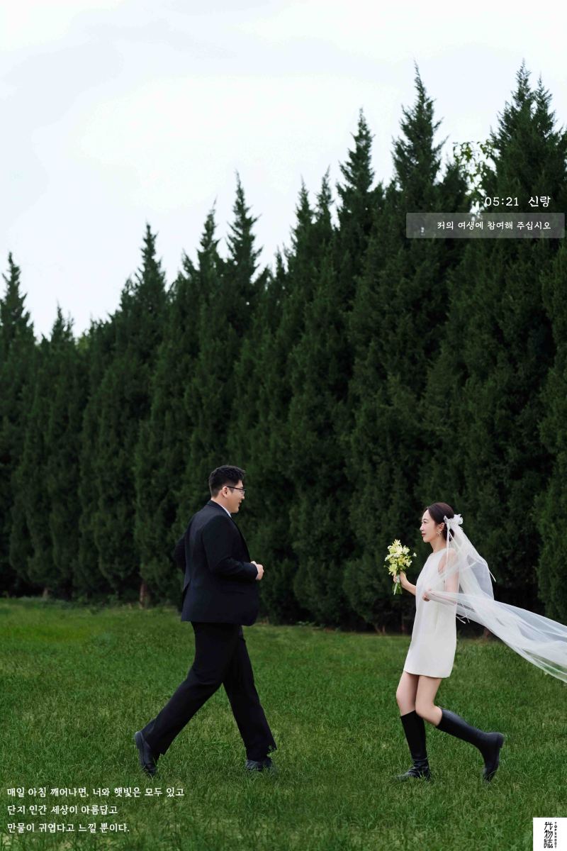 新鲜出炉:)韩冰先生余梦婷女士氛围森系婚纱照、氛围森系、韩松、行走的放大镜，现场细节，姿态指导的掌控者、婚纱照