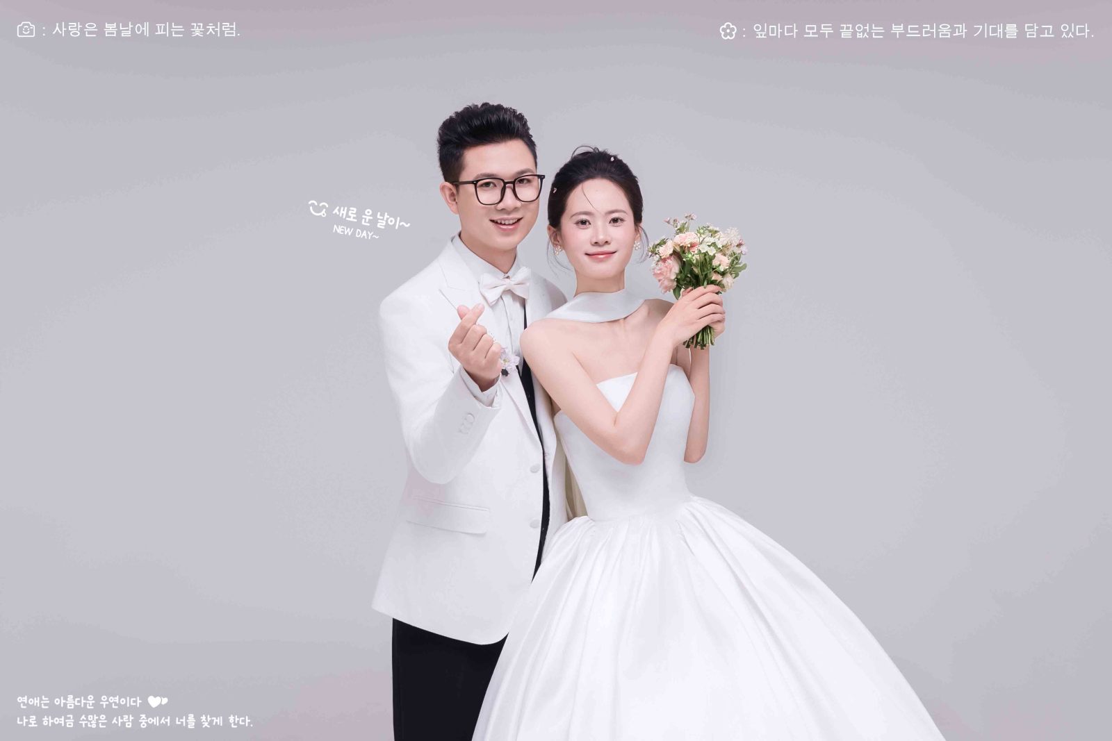 你的女孩(*^＠^*)曾先生杨女士极简棚拍婚纱照、极简棚拍、白玛、怀疑是不是修导演系，拍照像电影一样的构图和质感、婚纱照