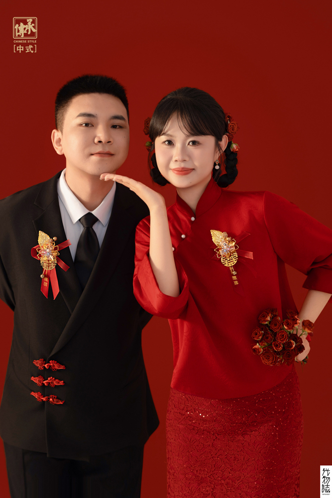 李振国先生廖文文女士中式传承婚纱照、中式传承、木子、唠嗑型选手，构图多变、情绪拿捏，特写YYDS、婚纱照