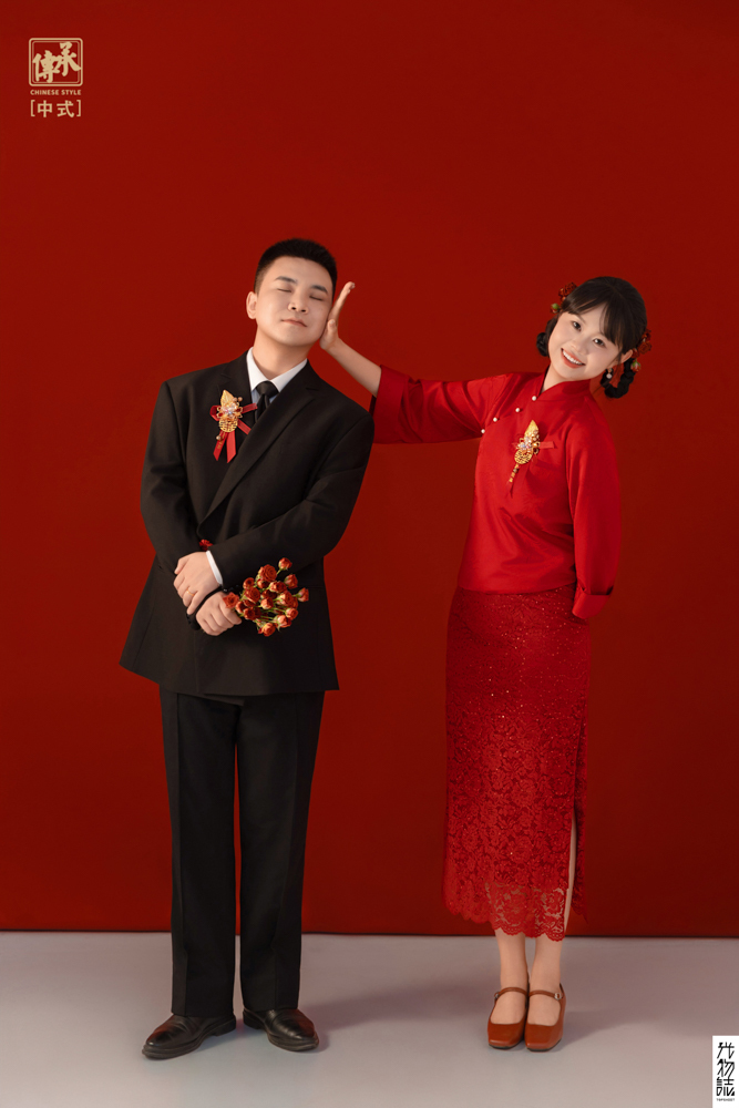 李振国先生廖文文女士中式传承婚纱照、中式传承、木子、唠嗑型选手，构图多变、情绪拿捏，特写YYDS、婚纱照