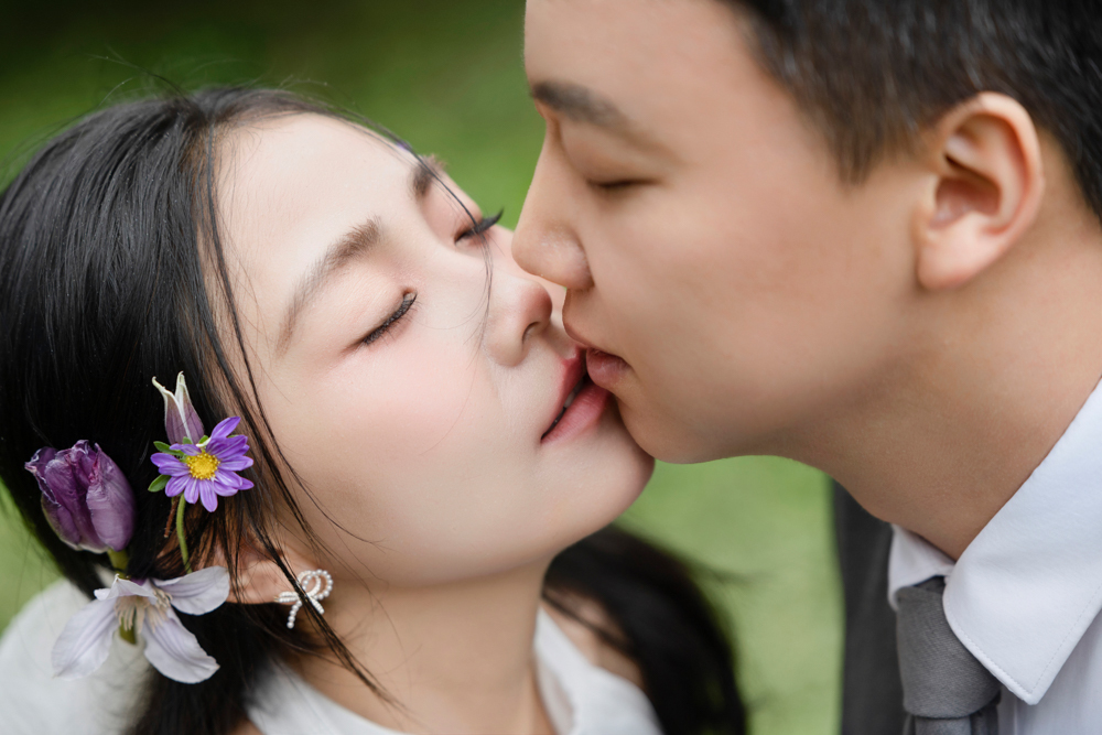 极致情绪！李振先生陈丹女士氛围森系婚纱照、氛围森系、木子、唠嗑型选手，构图多变、情绪拿捏，特写YYDS、婚纱照