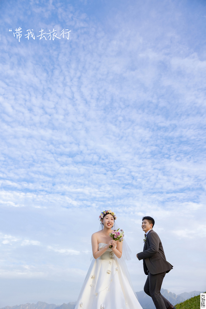 极致情绪！陆广宁先生訾衣女士氛围森系婚纱照、氛围森系  氛围森系、木子、唠嗑型选手，构图多变、情绪拿捏，特写YYDS、婚纱照