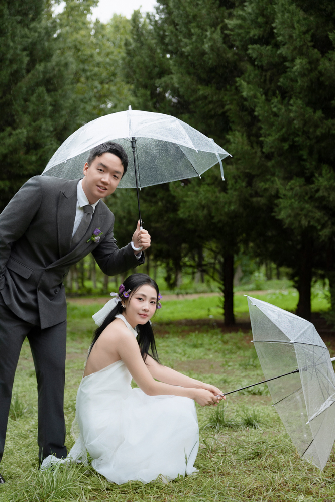 极致情绪！李振先生陈丹女士氛围森系婚纱照、氛围森系、木子、唠嗑型选手，构图多变、情绪拿捏，特写YYDS、婚纱照