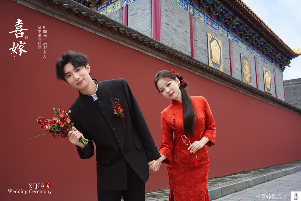 超级甜腻！马先生李女士中式传承婚纱照、中式传承、刘康、六边形战士，不止是沟通，拍摄想法，创造思维样样拿捏。、婚纱照