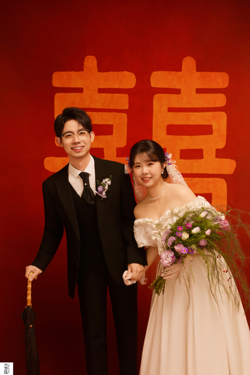 今日婚纱OOTD.程先生赵女士怀旧复古婚纱照、怀旧复古、艾辰、偷偷练过读心术，精准预判每一个想法，细腻到心里、婚纱照