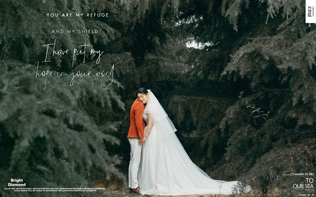 爱了~爱了~宋天浩先生张炜女士森系ins风婚纱照、中式传承、、、婚纱照