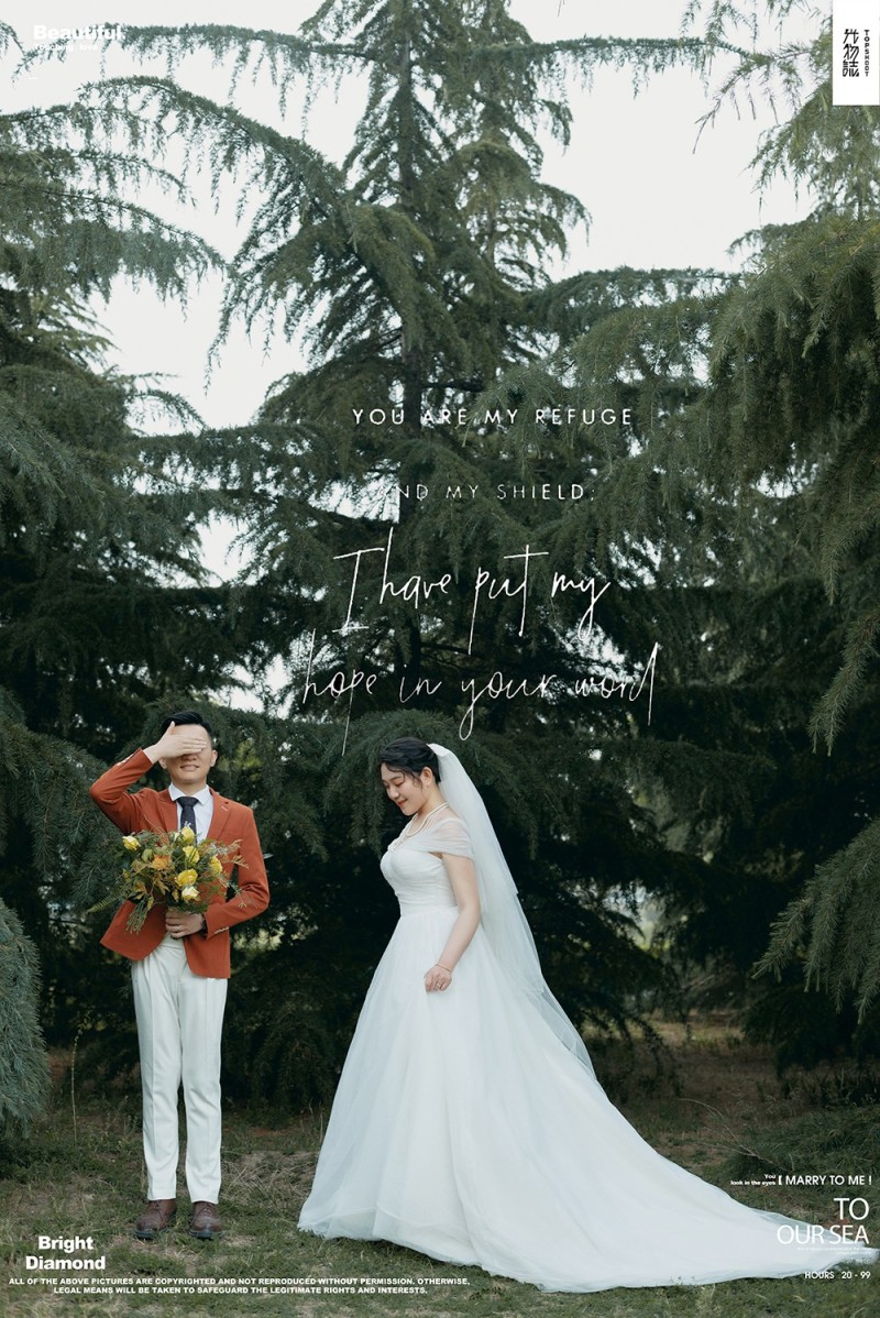 爱了~爱了~宋天浩先生张炜女士森系ins风婚纱照、中式传承、、、婚纱照