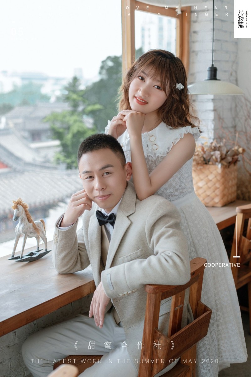 潘先生杜女士甜蜜新鲜式婚纱照、怀旧复古、、、婚纱照