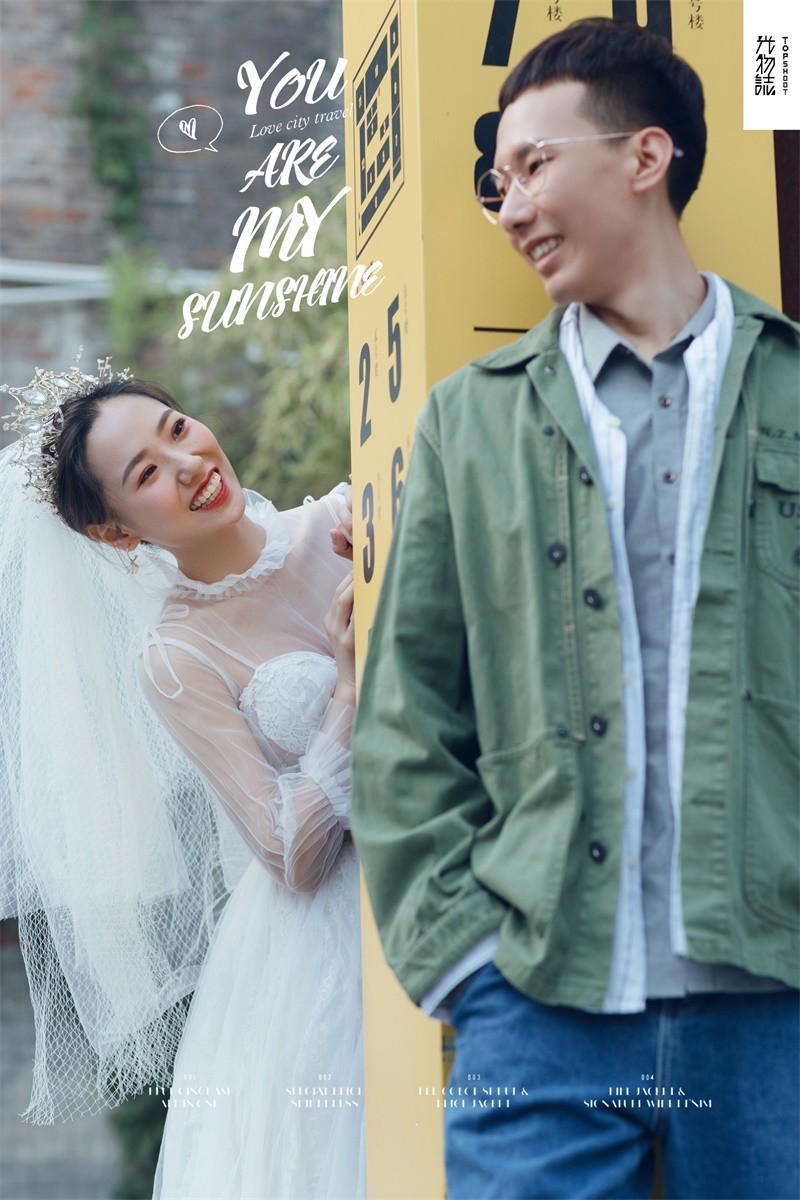 可甜可爱da乔欢先生张晨馨女士青春印记婚纱照、氛围森系  怀旧复古、、、婚纱照