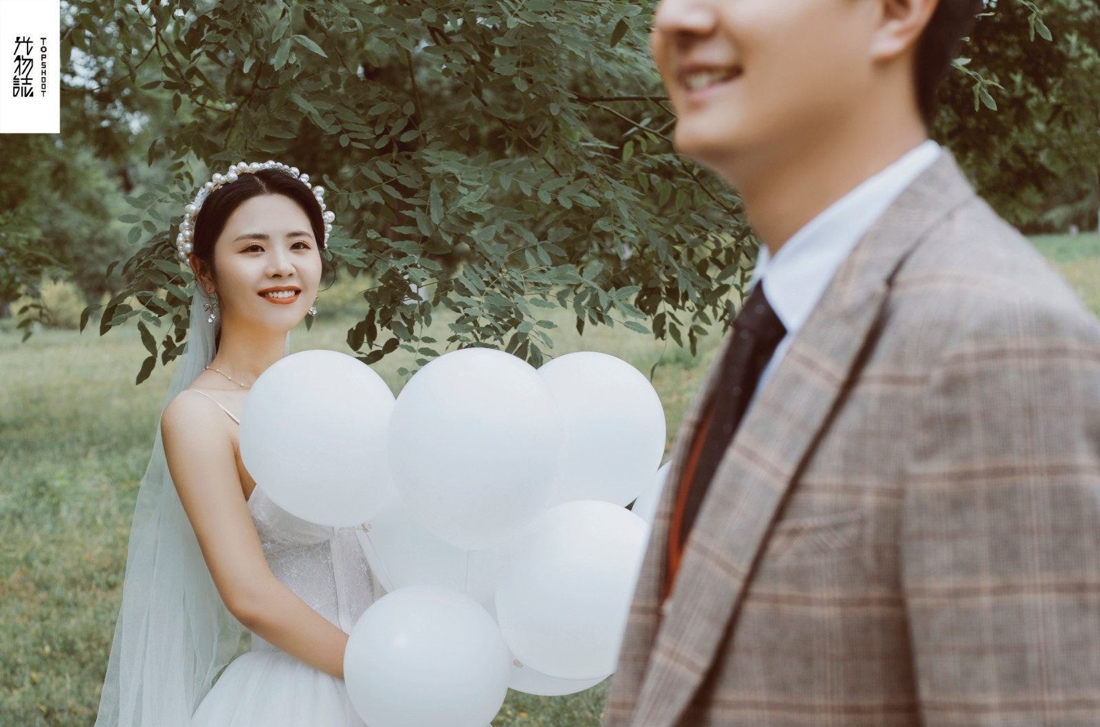 幸福感爆棚杨朝栋先生何亦琳小姐森系ins风婚纱照、中式传承  氛围森系、、、婚纱照