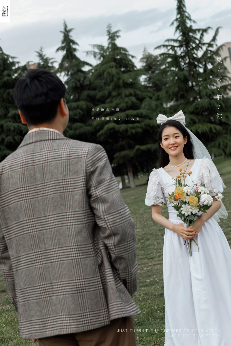 超级甜腻！党兴先生赵琳溪宝宝复古文艺婚纱照、怀旧复古、、、婚纱照
