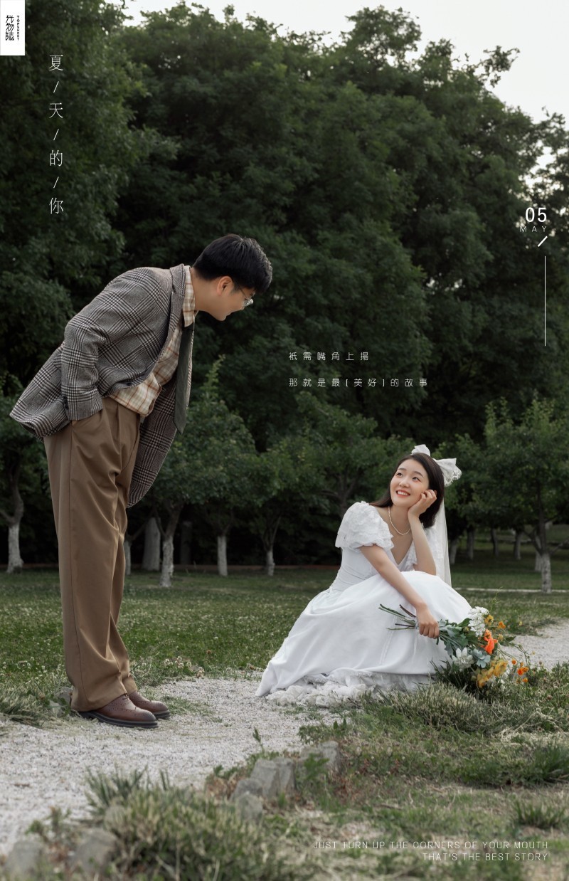 超级甜腻！党兴先生赵琳溪宝宝复古文艺婚纱照、怀旧复古、、、婚纱照