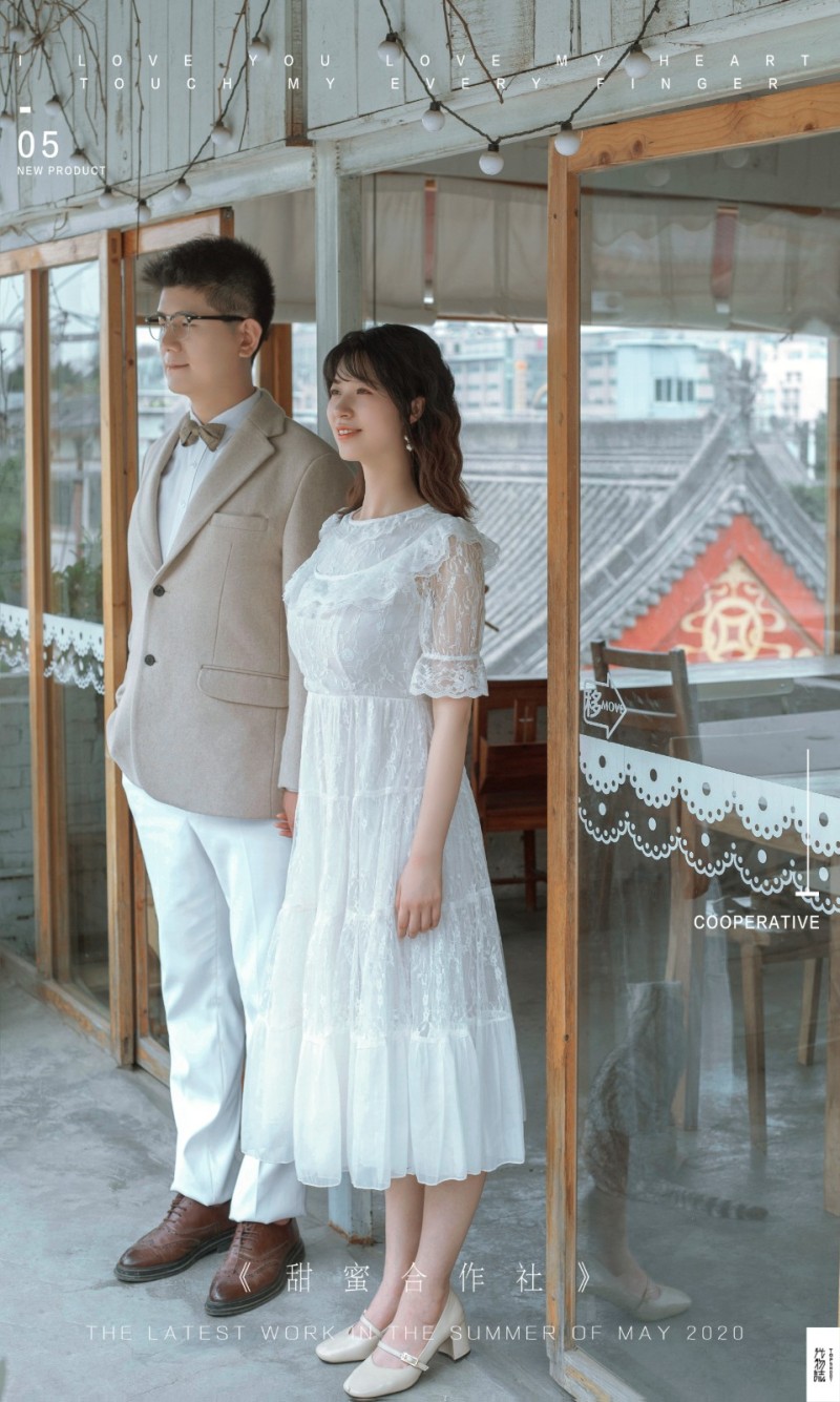 超级甜腻！纪翊晨先生刘亚晖小姐你的甜蜜婚纱照、氛围森系  怀旧复古、、、婚纱照
